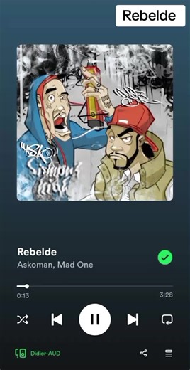 Videos de 𝕯𝖎𝖉𝖎𝖊𝖗 27 (@didier.277) con “Rebelde - 𝕯𝖎𝖉𝖎𝖊𝖗 27”