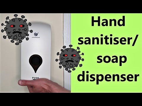 Hand sanitiser / soap dispenser installation