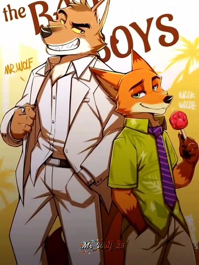 Wolf and Nick Edits: Zootopia Villains Collab
