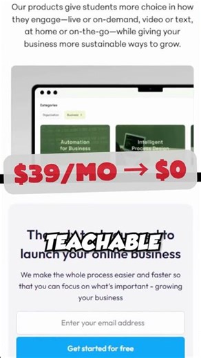 Stop! Don't Sign Up for Teachable Starter #coursecreator #freeonlinetools