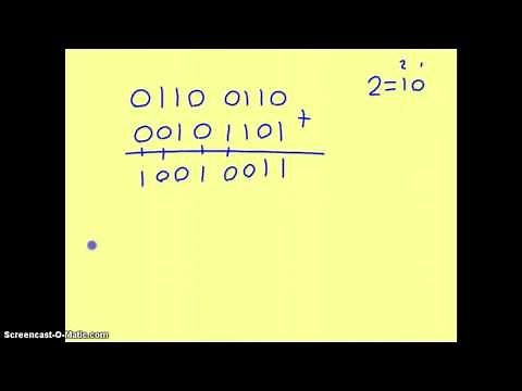 How to Add in Binary (Binary Addition) for Computer Science