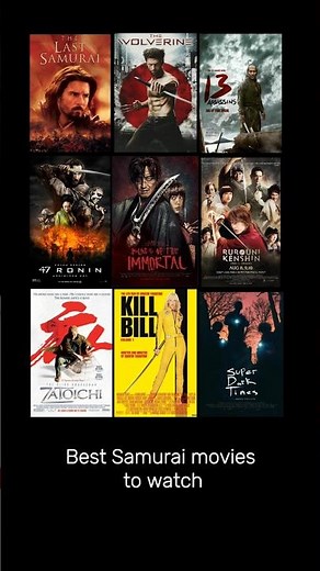 Best Samurai movies to watch
