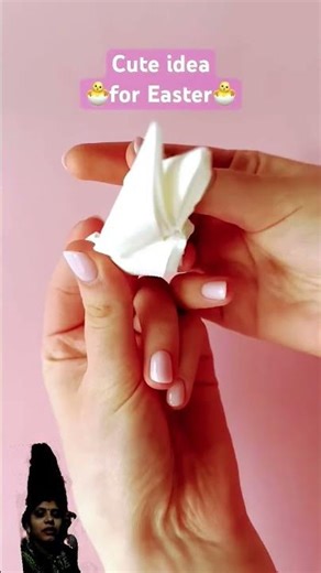 "Cute DIY Easter Craft Idea | Easy Homemade Paper Bunny Basket for Kids"