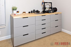 DIY Storage Cabinets with 11 Drawers: Full Guide | FixThisBuildThat