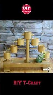 How to Make AMAZING AQUARIUM Fountain Using Bamboo PVC style Short