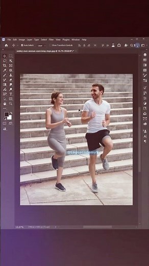 Tips - How to Remove object In Adobe Photoshop #logo_academy