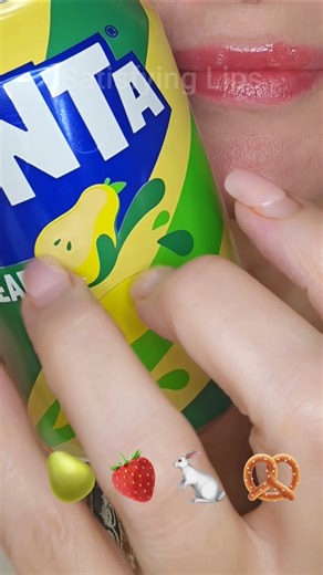 ASMR Satisfying Drinking! What's Your favourite Fizzy Drink 🍐🫧 #asmr #asmrsounds #oddlysatisfying
