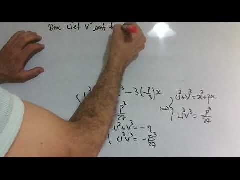résolution de l equation de 3eme degré (méthode de cardan)