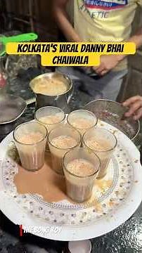 Famous Danny Bhai Chaiwala of Kolkata | Indian Street Food #viral #chawala #danny #chai #foodvlog