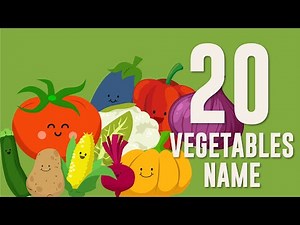 Vegetables Names| 20 Fun Veggie Names & Health Benefits for Kids