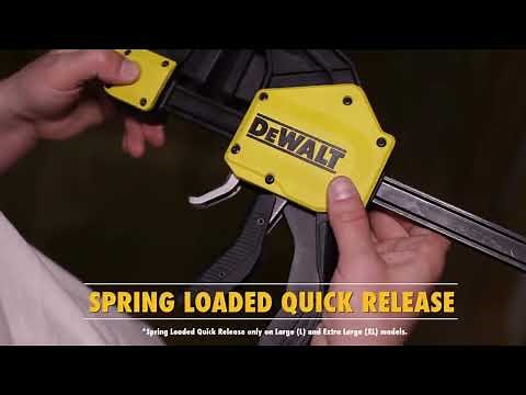 Holds Tight, Holds Strong. - DEWALT Trigger Clamps