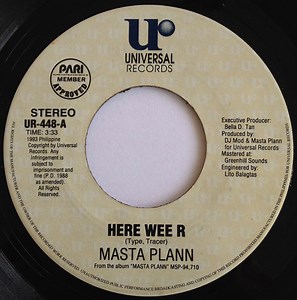 Masta Plann - Here Wee R
