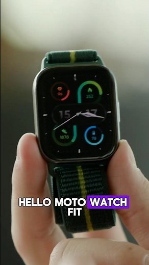 First Look: Moto Watch Fit ⌚🏃‍♂️