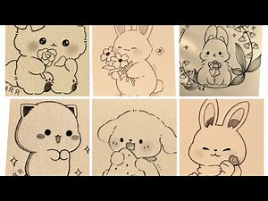 50+ cute cartoon drawing ideas || ‪@Tonniartandcraft‬ drawing ideas