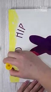 🐰 Too hip to HOP! 🐰 Create an Easter themes masterpiece this clever technique by @craftynotshifty using paint sticks and stickers! All the craft bunnies out there will love this project! 💜 SAVE TO MAKE LATER! #easterbunny #stickers #paintsticks #eastercrafts #eastercraft | Baker Ross