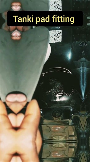 bike ka tank pad fitting #automobile #motorcycle #bike #youtubeshorts