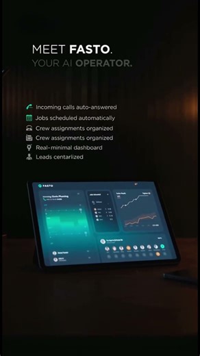 Meet FASTO 🤖 Your AI robot assistant built only for construction & roofing companies