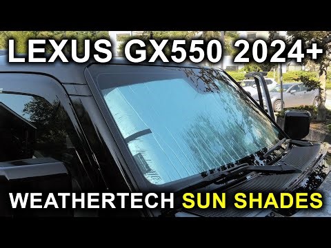 Lexus GX550 (2024-2025): WeatherTech Sun Shades For All Windows.