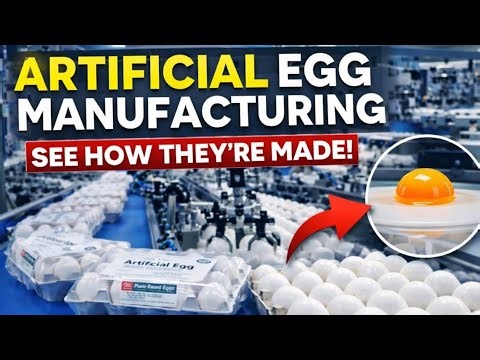 How Millions of Artificial Eggs Are Made | The Shocking Factory Process Exposed