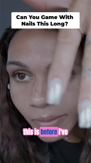 Chrome Ombre Nails_ Game On, Style ON! #trinityrodman #vlog #couple