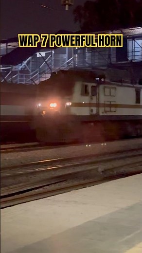 WAP 7 Locomotive, pantograph wap 7 high speed action, wap 7 horn #indianrailways #train #railway