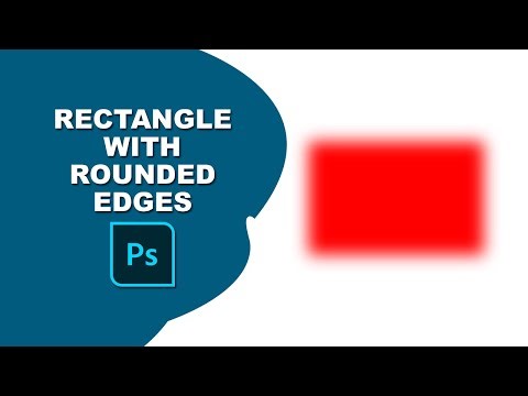 how to make a rectangle with rounded edges in photoshop