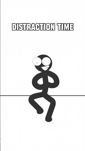 DISTRACTION (Animation Meme) #animatiomeme #shorts #henrystickmin