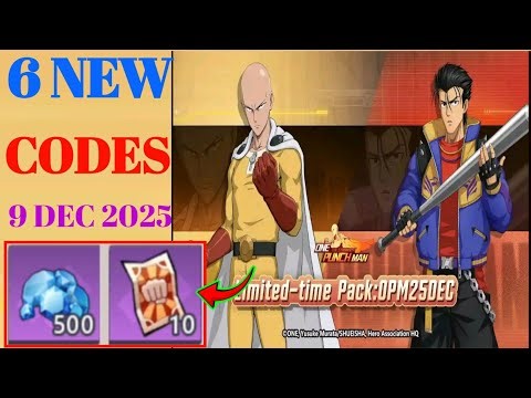 One Punch Man The Strongest Gameplay & Gift Codes Dec 2025|One Punch Man codes- How to redeem