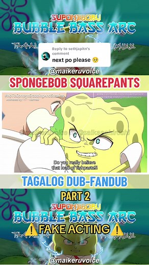 Replying to @sethjapitn SPONGEBOB SQUAREPANTS TAGALOG DUB-FANDUB BY MAIKERUVOICE & @saikaaahiroshi #tagalogdubbed #voiceacting #maikeruvoice #spongebob #anime