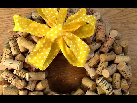 #78 Create your own Cork Wreath Part Three: Technique and Finish