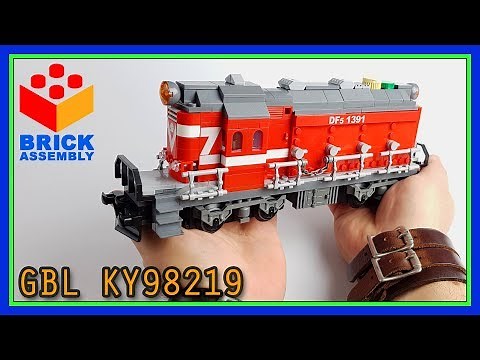 GBL KY98219 - Lego Compatible Train Set - Speed Build