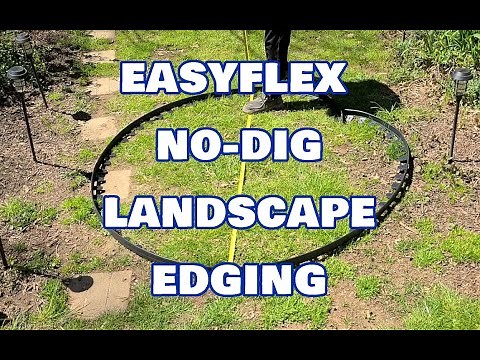 EasyFlex No Dig Landscape Edging - Workable out of the box, Easy install