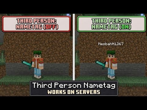Third Person Nametag For MCPE 26.2.1 | Works on Servers | LeviLauncher