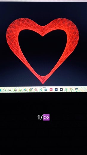 Make beautiful Heart ❤️ using Python turtle #shorts #python #viral #pythonturtle #explore