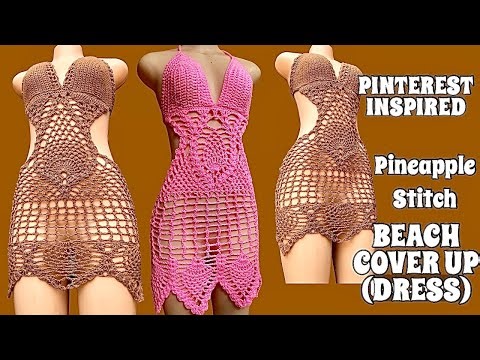 PART 1- Pineapple Stitch Coverup Dress