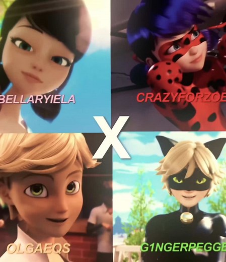 yela ᥫ᭡ (@bellaryiela) - Stunning Miraculous Ladybug Collaboration Edits