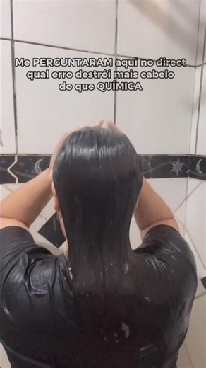 Me perguntaram qual erro destrói o cabelo …