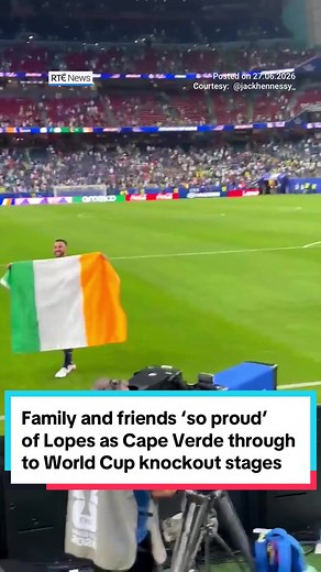 Pico Lopes Cape Verde through to World Cup knockouts — Ireland proud