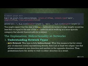 Understanding the walk Network vs. all Network in OSMnx