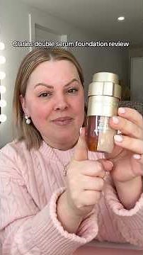 Review of the new double serum foundation from Clarins