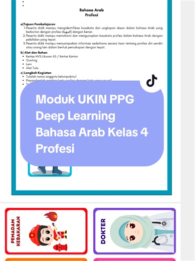 Modul Ajar UKIN PPG Bahasa Arab Kelas 4 untuk Profesi