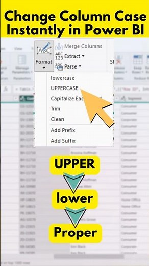 Change Column Case in Power BI Instantly! 🔠 #datamindsacademy