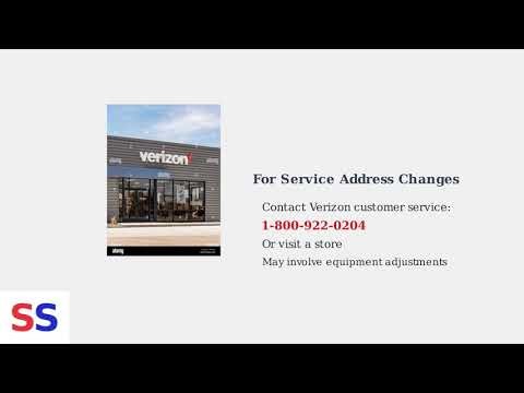 How to Change ZIP Code on a Verizon Account – Billing/Service Address Update