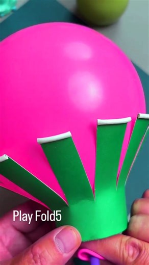 Using paper cups and balloons, you can make a simple hot air balloon for children. You can #reel #foryou #instagram #handmadediy #viralvideo #fyp #art🎨 #unitedstates #highlight #videoreels | Craft Fly Warld