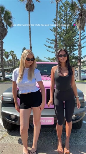 POV: YOU JUST WON A JEEP® WRANGLER 🚙 PLUS a year's worth of White Fox 💸 Tap the link in our bio to enter 🩷 Full T&C’s on White Fox Website. #whitefox #whitefoxboutique #dreamcar #jeep #jeepwrangler