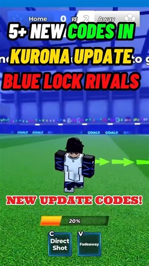 KURONA UPDATE CODES FOR BLUE LOCK RIVALS IN JANUARY 2026 | ROBLOX BLR CODES