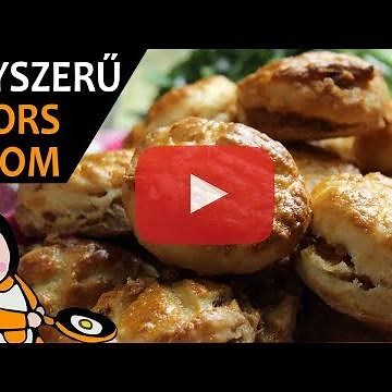 Tepertős pogácsa - Recept Videók
