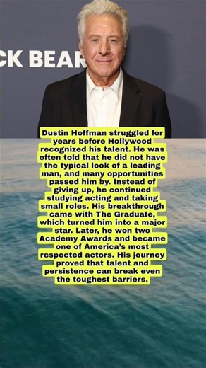 Dustin Hoffman’s Incredible Journey From Struggling Actor to Hollywood Legend😱