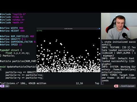 Coding a Particle Simulation in C