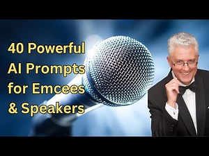Explode the Growth of your Speaking or Emcee Business with AI